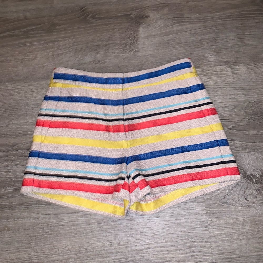 COPY - JCrew high rise colorblocked shorts 00